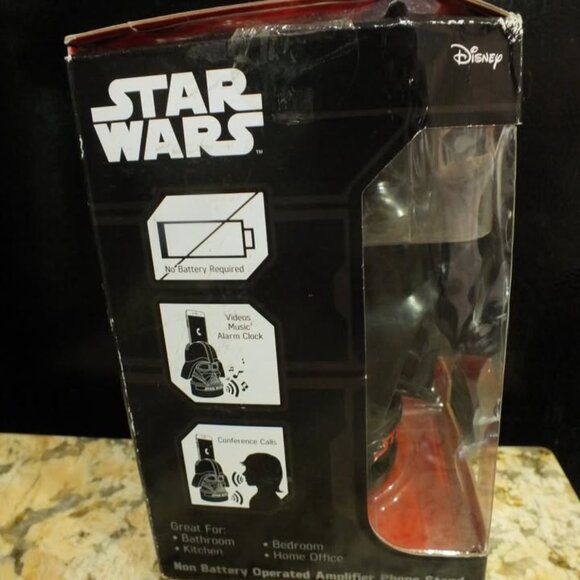 Star Wars Darth Vader Eco Box Mobile Device Speaker Amplifier - Picture 5 of 8